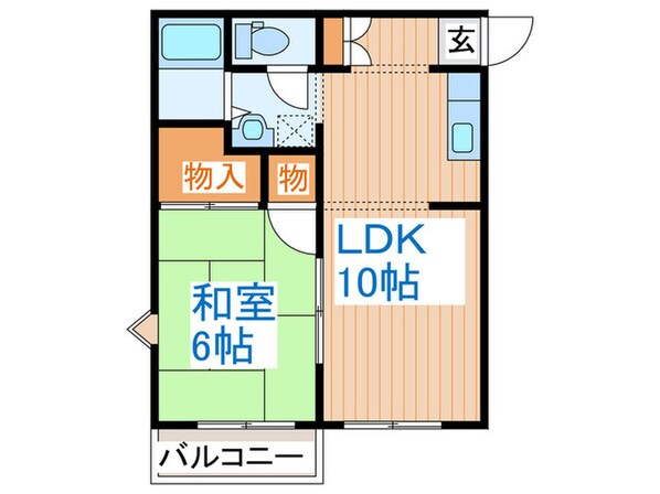 カーサメモリアの物件間取画像